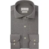 Profuomo Slim Fit Overhemd grijs, Effen