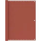 vidaXL Balkonscherm 120x500 cm HDPE terracotta