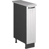Vicco Apotheekkast Fame-Line, Wit Landhuis/Antraciet, 20 cm, WB Marmer