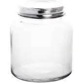 Vogue glazen voorraadpot met schroefdeksel 330ml (6 stuks)