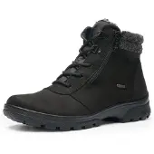 Ara Veterlaarsjes 'Schnürstiefel Damen 12-49309-01 Textil in schwarz' zwart