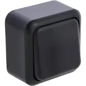 Q-Link Schakelaar | (Opbouw, Wissel, Zwart)