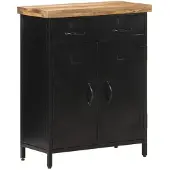 vidaXL Dressoir 60x30x76 cm ruw mangohout