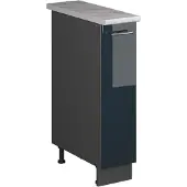 Vicco Apotheekkast Fame-Line, Donkerblauw hoogglans/Antraciet, 20 cm, WB Marmer