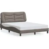 vidaXL Bedframe zonder matras "Hvar" 120x200 cm stof taupe