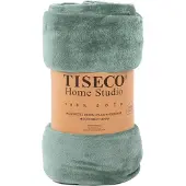 Tiseco Plaid Home Studio Cosy Sage Green-240 x 220 cm
