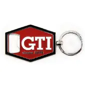 Brisa VW Collection – Volkswagen nyckelring, nyckelringstillbehör med ölöppnare i GTI-design (svart)