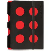 Vacavaliente - Notitieboek A5 Multi Dots - Gerecycled Leer - Oranje