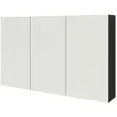 Aquazuro Spiegelkast Napoli 120cm Zwart Mat