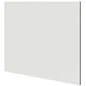 Aquazuro Klassieke Badkamerspiegel Napoli - Rechthoekig - Mat Zwart - 90x80 Cm