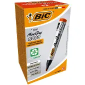 BIC Marking 2000 Permanentmarker 51% Gerecycled Medium Ronde punt 1 - 1,7 mm Rood 12 Stuks