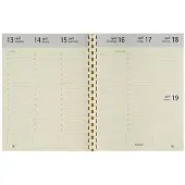 Brepols Optivision weekagenda met uurindeling 2027 navulling (1 week per 2 pagina's) NL