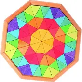 Grimm's houten puzzel Octogon klein