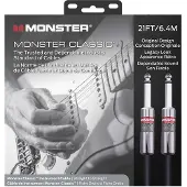 Monster Cable Classic Gitaarkabel 6.4 Meter Recht/Rechte Pluggen 600496