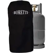 Boretti - hoes gasfles - zwart - waterbestendig