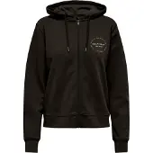 Only Play Sportief sweatvest 'ONPCava' chocoladebruin / rosa / wit