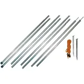 Eurotrail Luifelset Aluminium 200cm - 4 delig - 2 stuks
