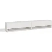 En.casa TV meubel Halmstad zwevend tv lowboard 180x31x30 cm wit []