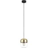 Eglo Gouden hanglamp Maryvilla met glazen kap
