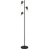 Eglo Lurone Vloerlamp - E27 - 160 cm - Zwart/Goud
