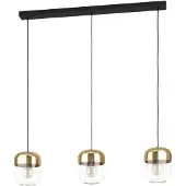 Eglo Maryvilla Hanglamp - E27 - 87 cm - Goud/Zwart