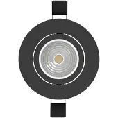 Eglo Saliceto Inbouwspot - LED - Ø 8.8 cm - Zwart - Dimbaar - Set van 3 stuks - Kantelbaar