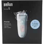 Braun Draadloze elektrische epilator - - SILK EPIL 5-000 - Waterdicht - 2 snelheden - Roze / Wit