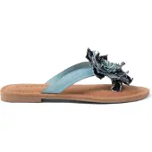 Lazamani Teenslipper marine / blauw denim / lichtblauw