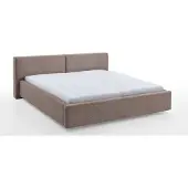 Meise Cube BK incl. gestoffeerd bed matras houten lattenbodem zwart hoofdbord glad