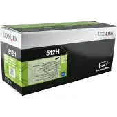 Lexmark Toner 51F2H00 (512H) Zwart Hoge capaciteit