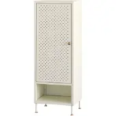 En.casa Schoenenkast Coleraine met open vak 115x43x35 cm cremewit []