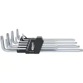 Ks Tools 1512470 Haakse schroevendraaierset TS 10, TS 15, TS 20, TS 25, TS 27, TS 30, TS 40, TS 45, TS 50 9-delig