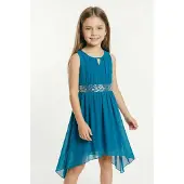 Bonprix Chiffon jurk met pailletten maat 158