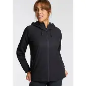 CMP - Women's Jacket Fix Hood with Pack Pocket - Regenjas 48, zwart