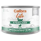 Calibra Kattenvoer Life Sterilised Eend 6 x 200 gr