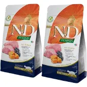 Farmina N&D pompoen gesteriliseerde kat lam 1,5 kg