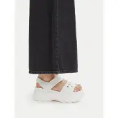 Crocs Sandaal 'Sandalen mit Klettverschluss „Soho y Strap“' wit