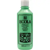 Talens Ecola plakkaatverf flacon van 500 ml, lichtgroen