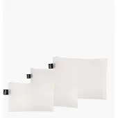 LOQI Zip Pockets - Transparent Milky