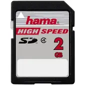Hama SD Memory Card 00055377 Blue 2 GB