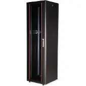 Roline 19-inch netwerkkast Basic 42 U, 600x600 BxD Glazen deur zwart