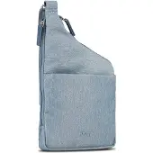 Jost schoudertas Bergen Crossbody Bag Misty Blue blauwgrijs