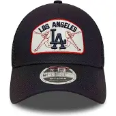 New Era MLB LA Dodgers Patch 9FORTY Trucker Cap, blue