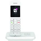 Telekom Deutsche Sinus A12, analoge/DECT-telefoon, draadloze handset, handsfreefunctie, 100 contacten, wit. (Alleen geschikt voor gebruik met Deutsche .)