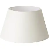 Home Sweet Home Lampenkap Melrose - Beige - rond schuin - 35/35/19cm - van stof - landelijke stoffen Lampenkap voor E27 lamphouder - RoHS getest - voor tafellamp