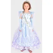 Den Goda Fen Kostüm - Prinzessin Kleid - Die Eiskönigin - - 6-8 Jahre (116-128) - Kostüme