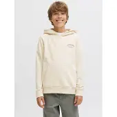 Jack & Jones Junior Sweatshirt 'JJEBrandes' roestbruin / wolwit