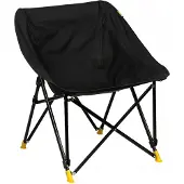 Abbey camp Opvouwbare Kuipstoel - Campingstoel - Zwart