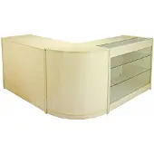 MonsterShop Retail toonbank esdoorn winkel display opbergkast afsluitbaar glas Showcase Saturnus