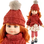 Paola Reina pop Amigas Cleo rood haar 32cm - speelpop.